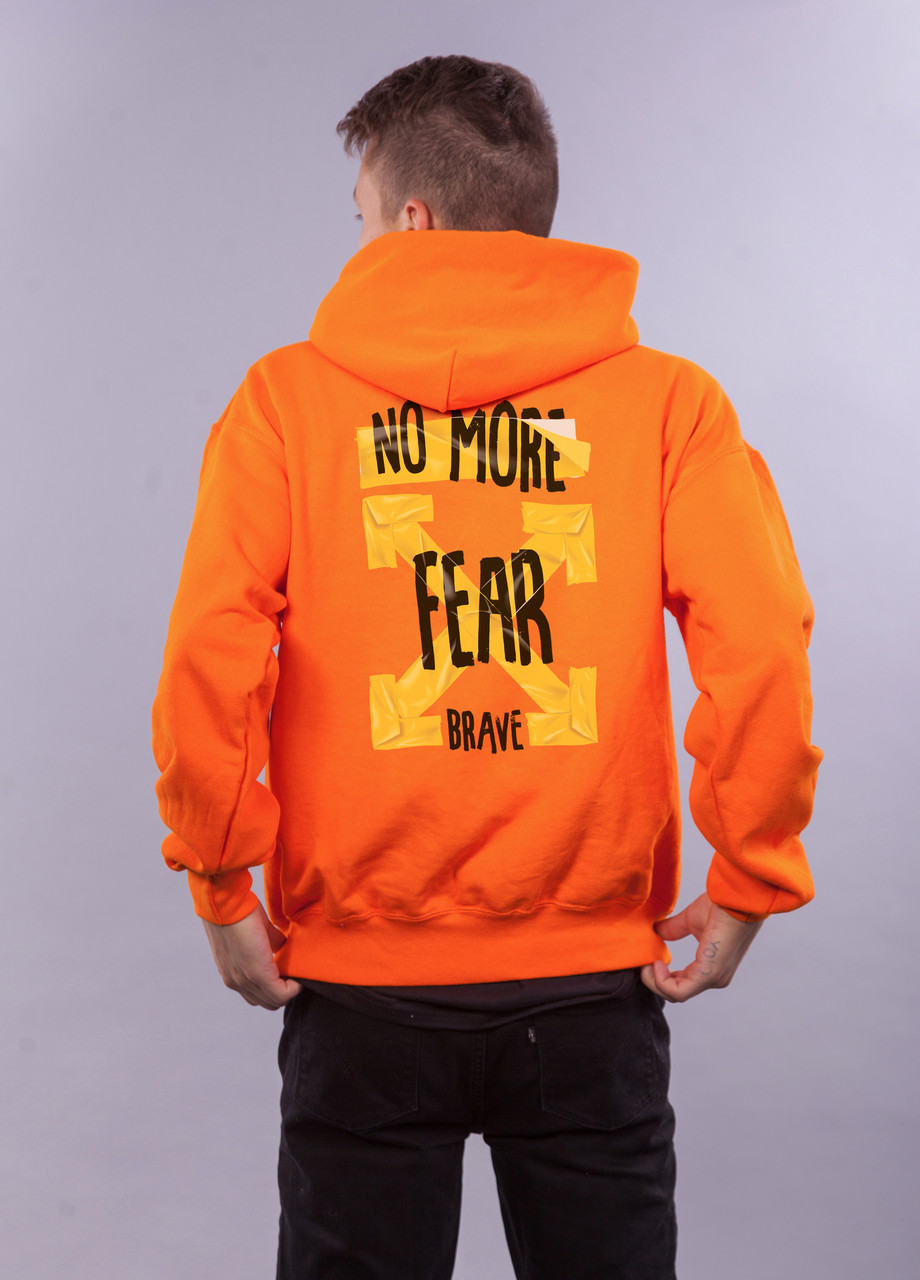 

Толстовка оранжевая LOYS "Off Fear" XXL