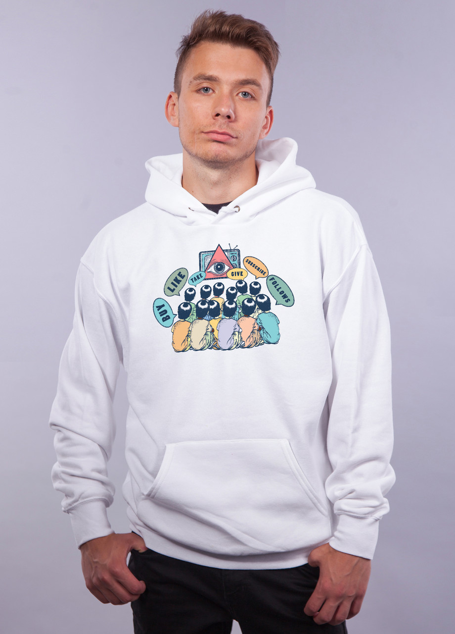

Толстовка белая LOYS "Society" XXL