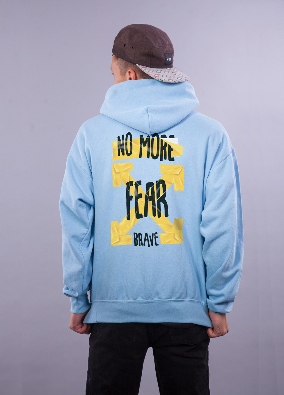 

Толстовка голубая LOYS "Off Fear" XXL