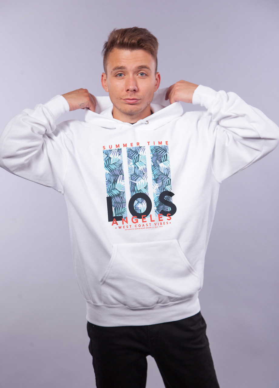 

Толстовка белая LOYS "LA" XXL