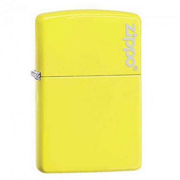 

Зажигалка Zippo Reg Neon Yellow Lighter logo 28887ZL