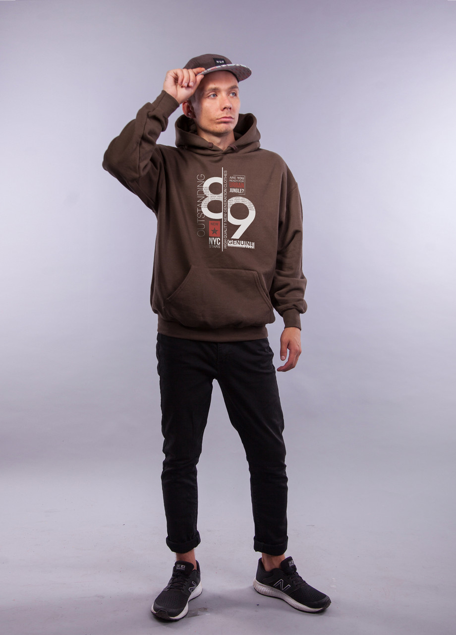 

Толстовка шоколадная LOYS "89 NYC" XXL