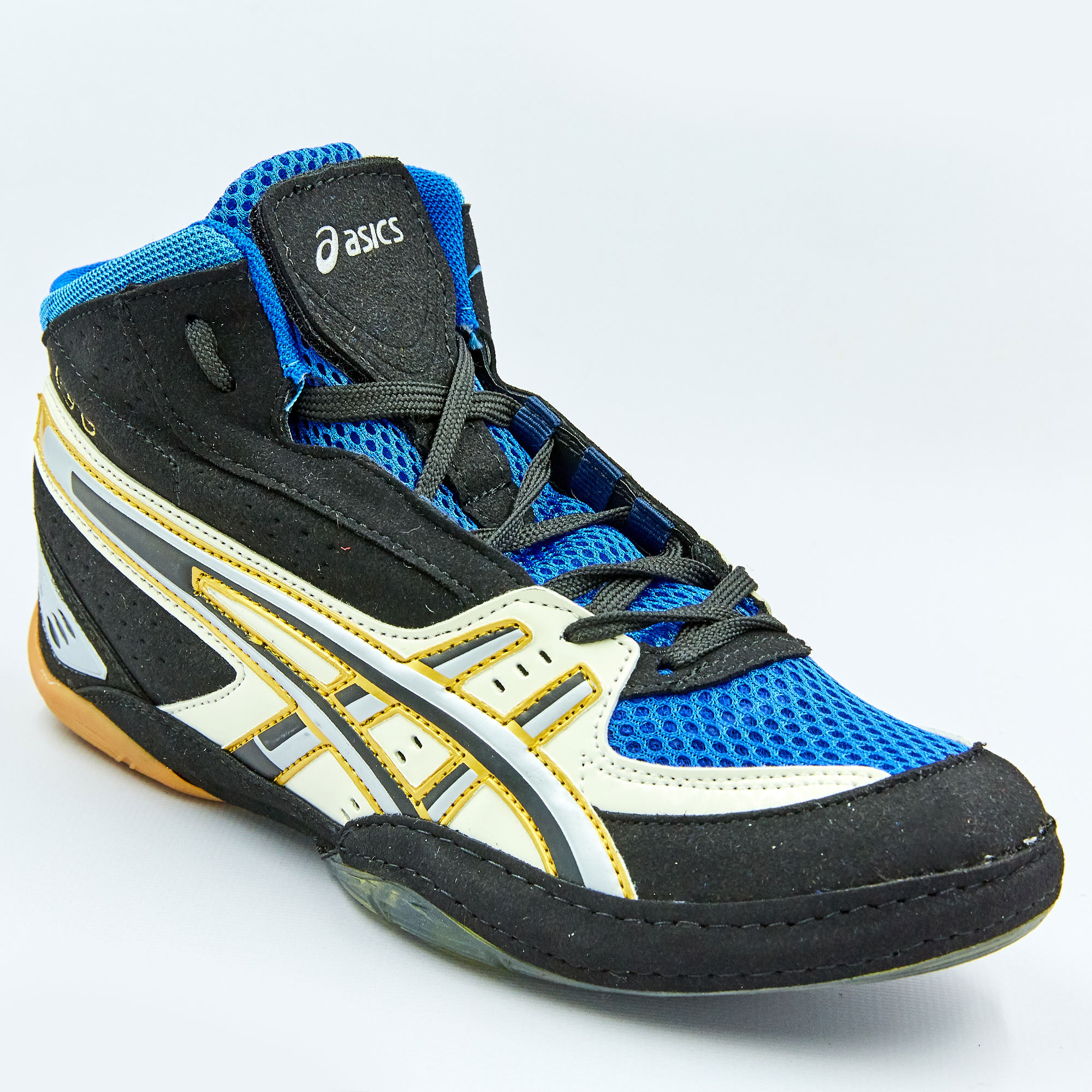 

Борцовки замшевые ASICS (р-р 41, черный-синий), Размер 41