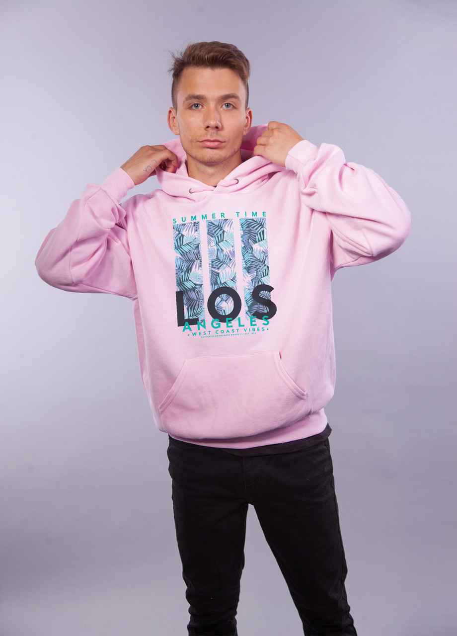 

Толстовка розовая LOYS "LA" XXL