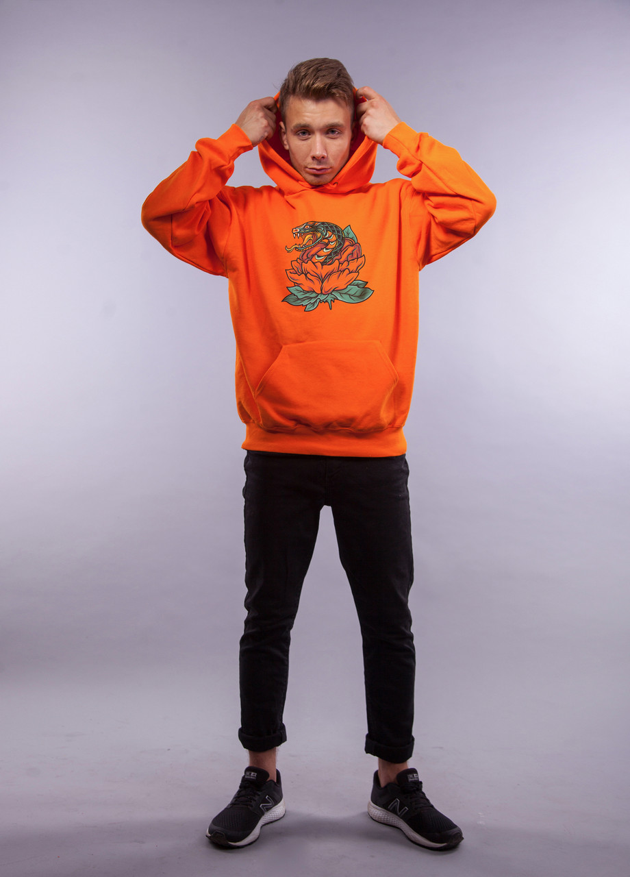 

Толстовка оранжевая LOYS "Oldschool Tattu" XXL