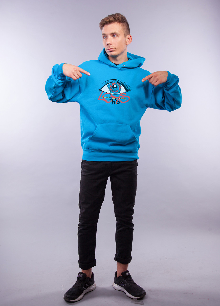 

Толстовка ультрамарин LOYS "In Your Eyes" XXL
