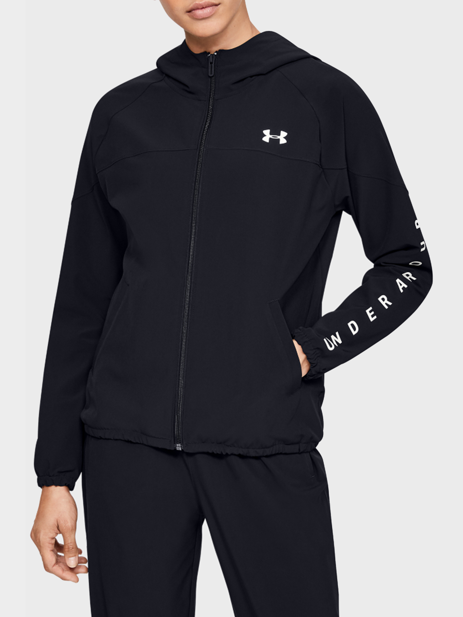 

Ветровка Under Armour Woven Hooded Jacket-BLK 1351794-001, Ветровка Under Armour Woven Hooded Jacket-BLK 1351794-001 S