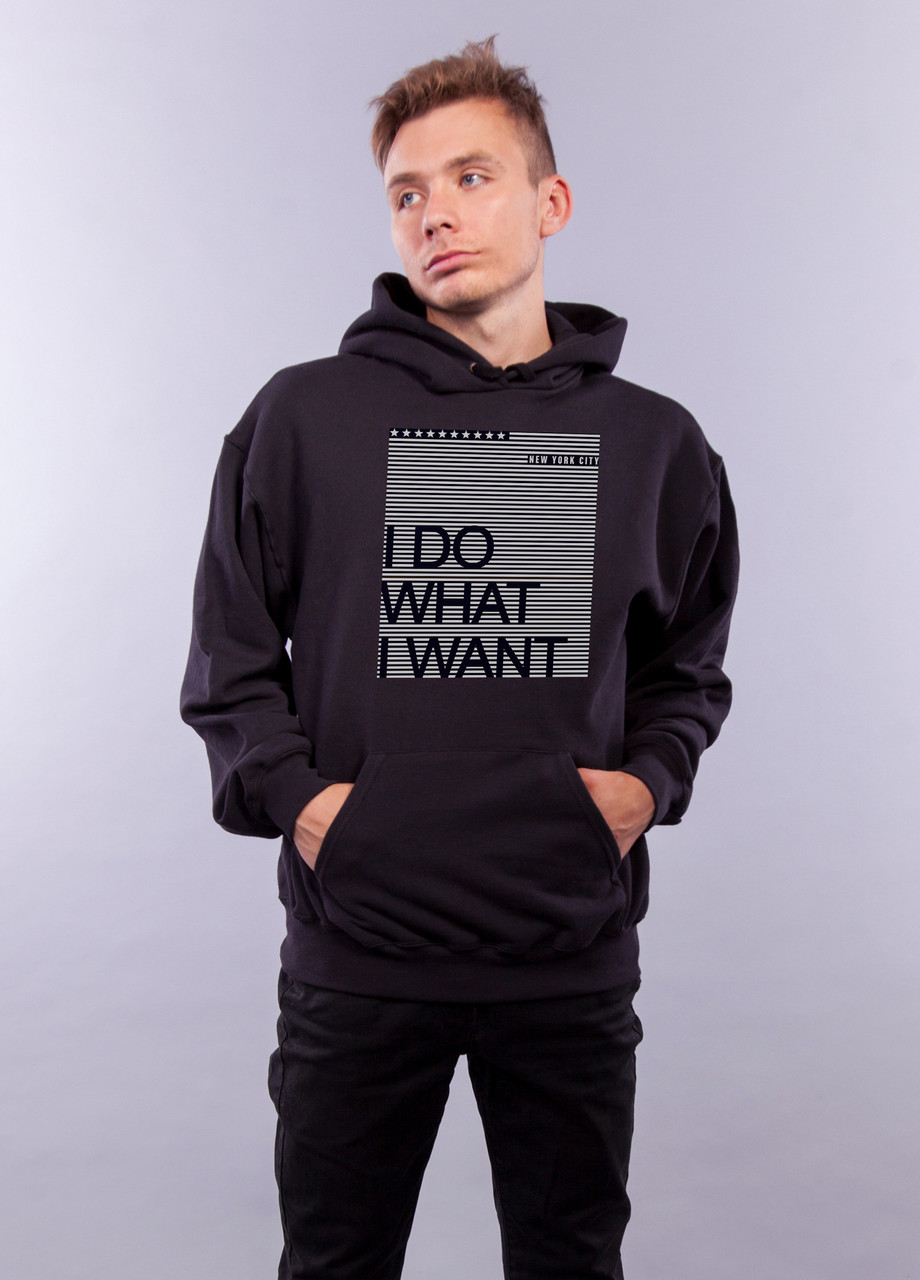 

Толстовка чёрная LOYS "I do what i want" XXL