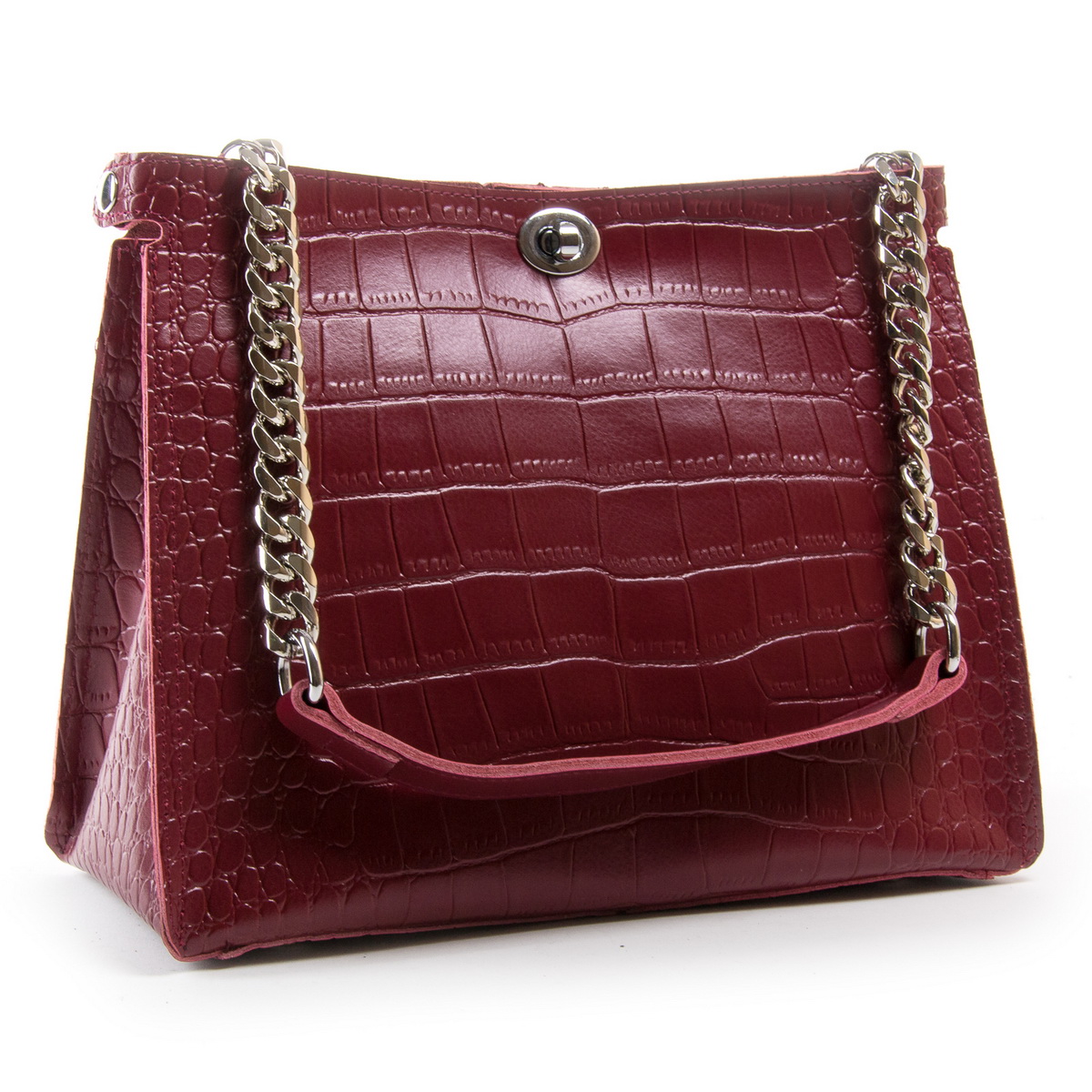 

Женская сумка из натуральной кожи ALEX RAI 3202 бордовый