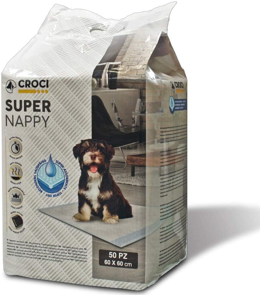 

Одноразовые пеленки 60x60 см Croci Super nappy. Для собак 50 шт/уп