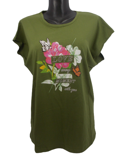 

Женская футболка NRD N102 2XL хаки