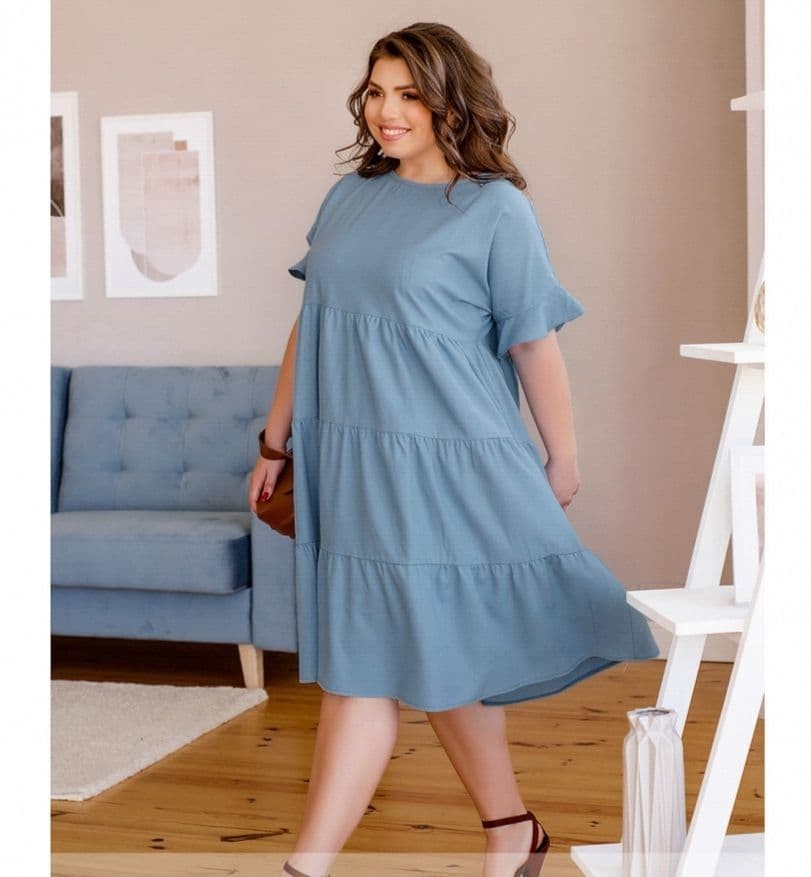 

Платье Prikid P&I_11_5XL (56-58) Голубой 11-991-Blue-5XL (56-58)