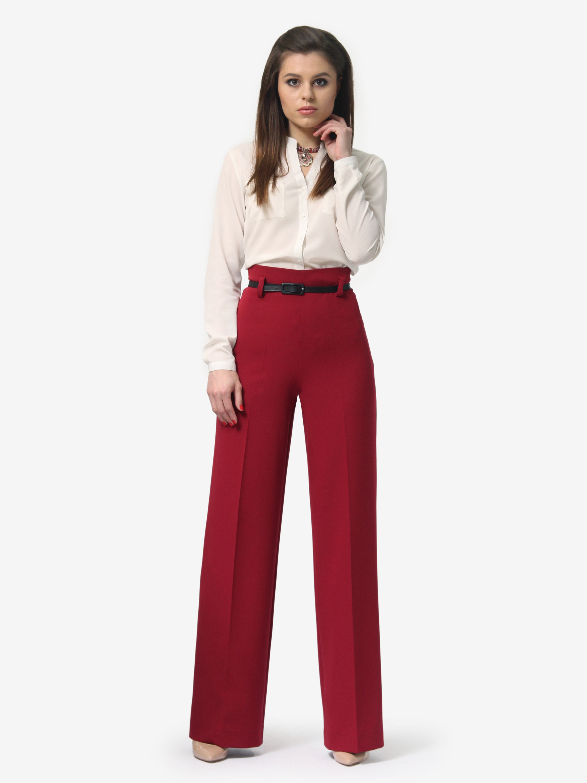 

Брюки Lemon А-170-1615 4XL Бордовые