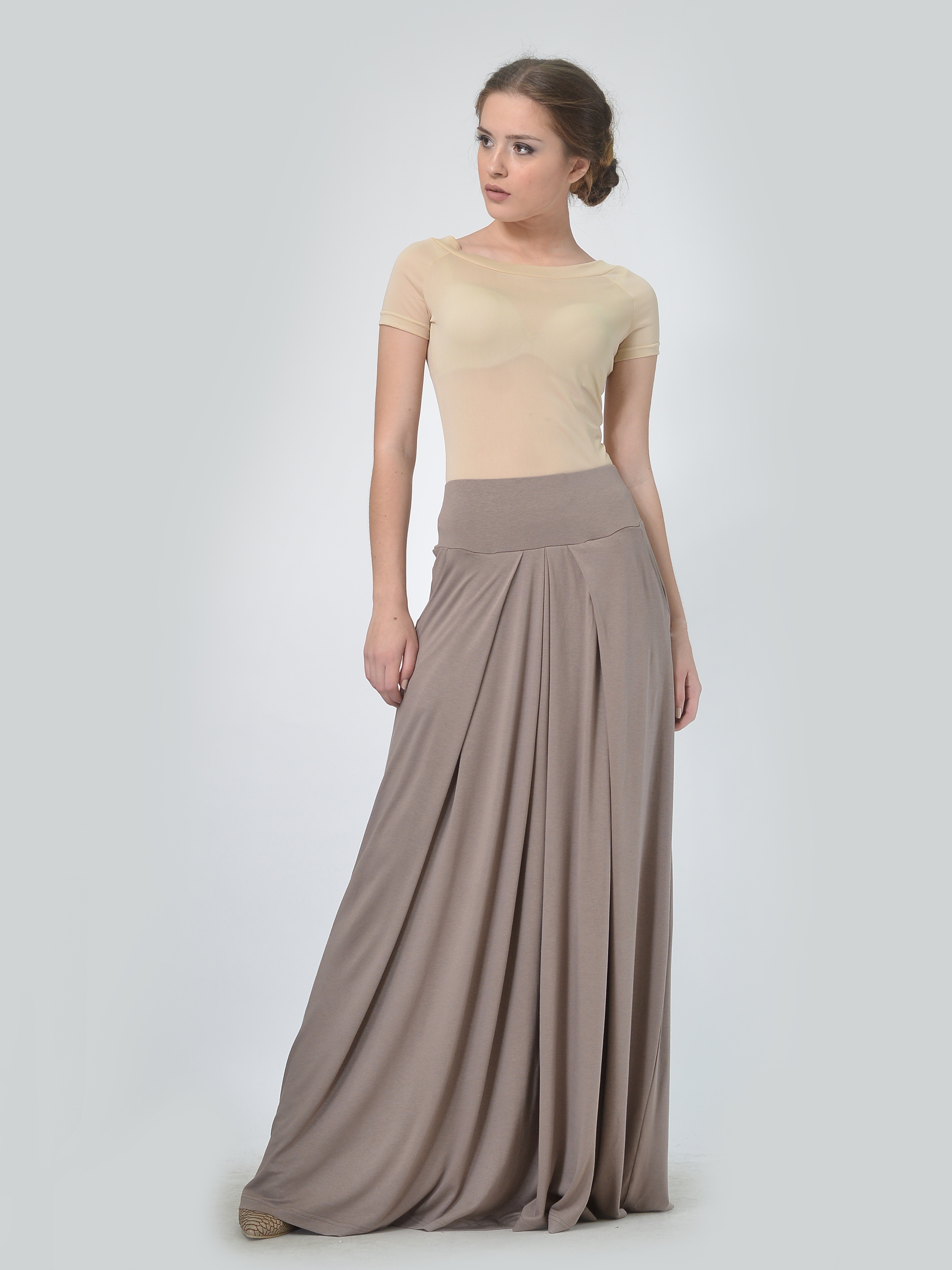 

Юбка Lila Kass Л-029804 S Кофейная