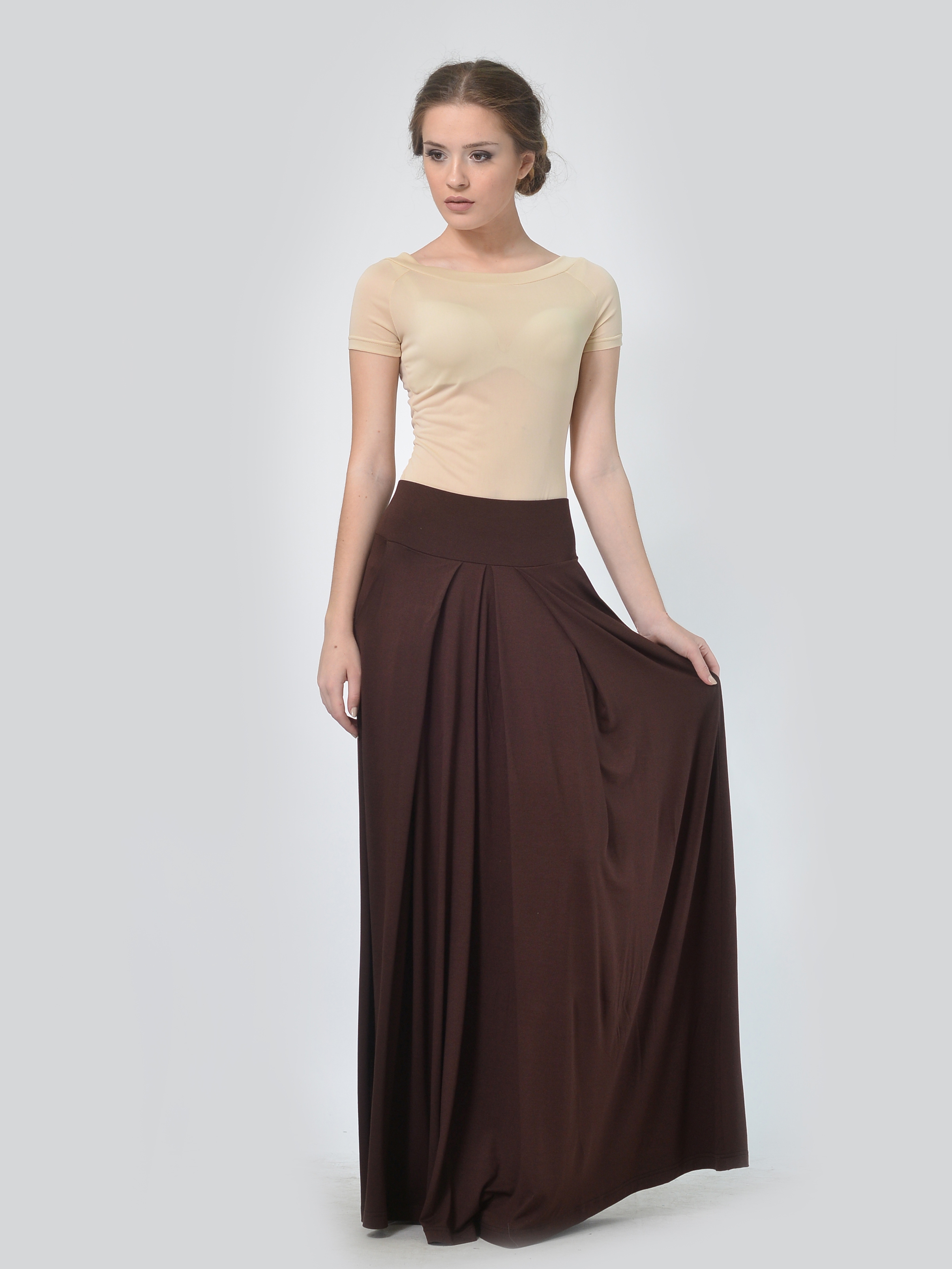 

Юбка Lila Kass Л-029806 XS Коричневая