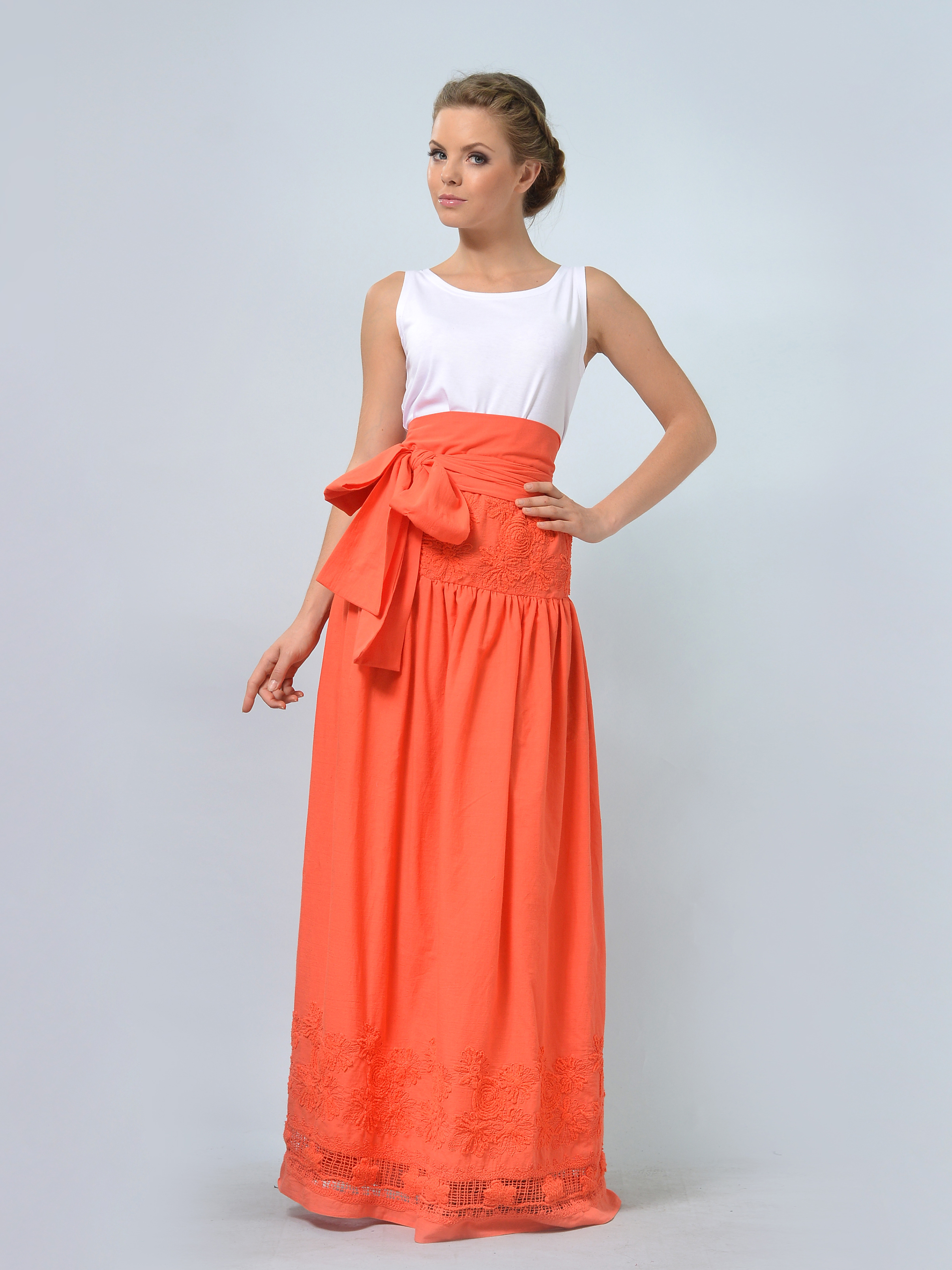 

Юбка Lila Kass Л-042010 2XS Коралловая