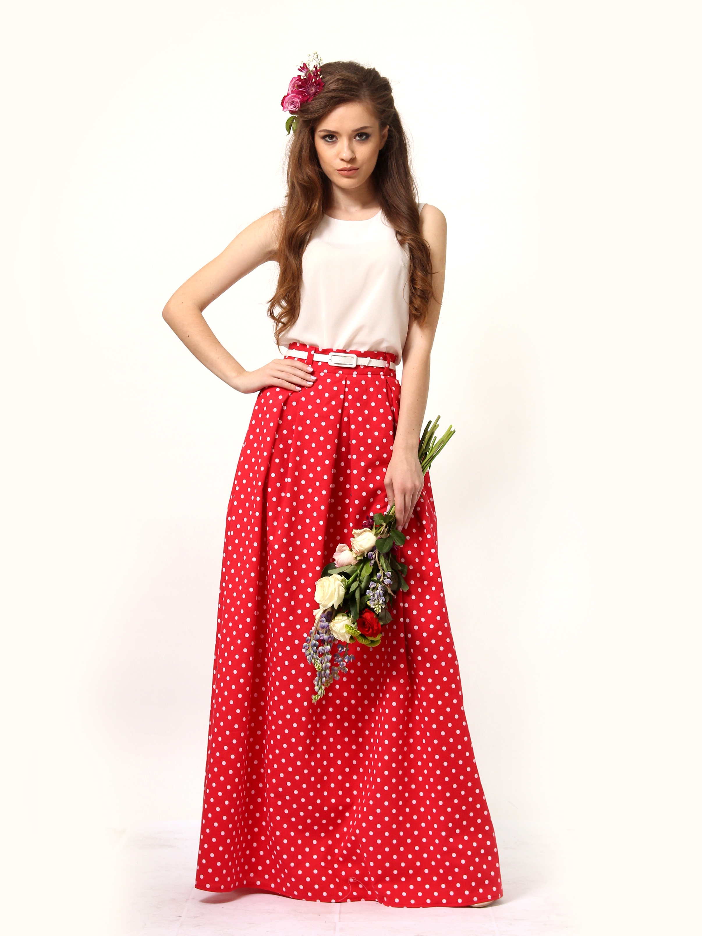 

Юбка Lila Kass Л-014361 2XS Красная