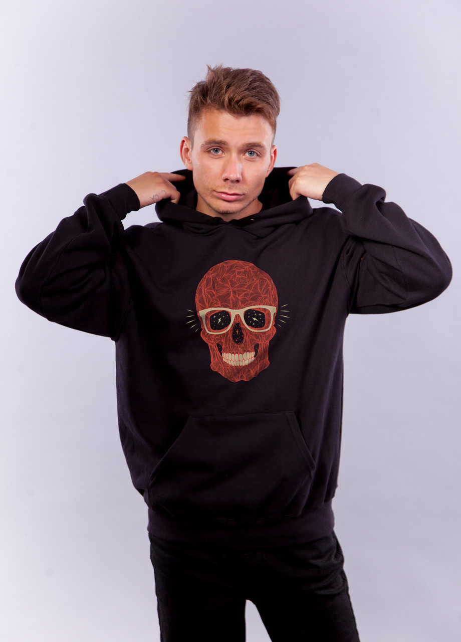 

Толстовка чёрная LOYS "Skull Smile" XXL