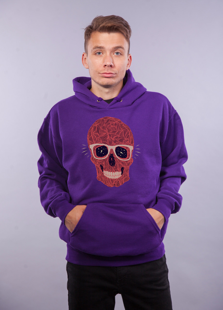 

Толстовка фиолетовая LOYS "Skull Smile" XXL