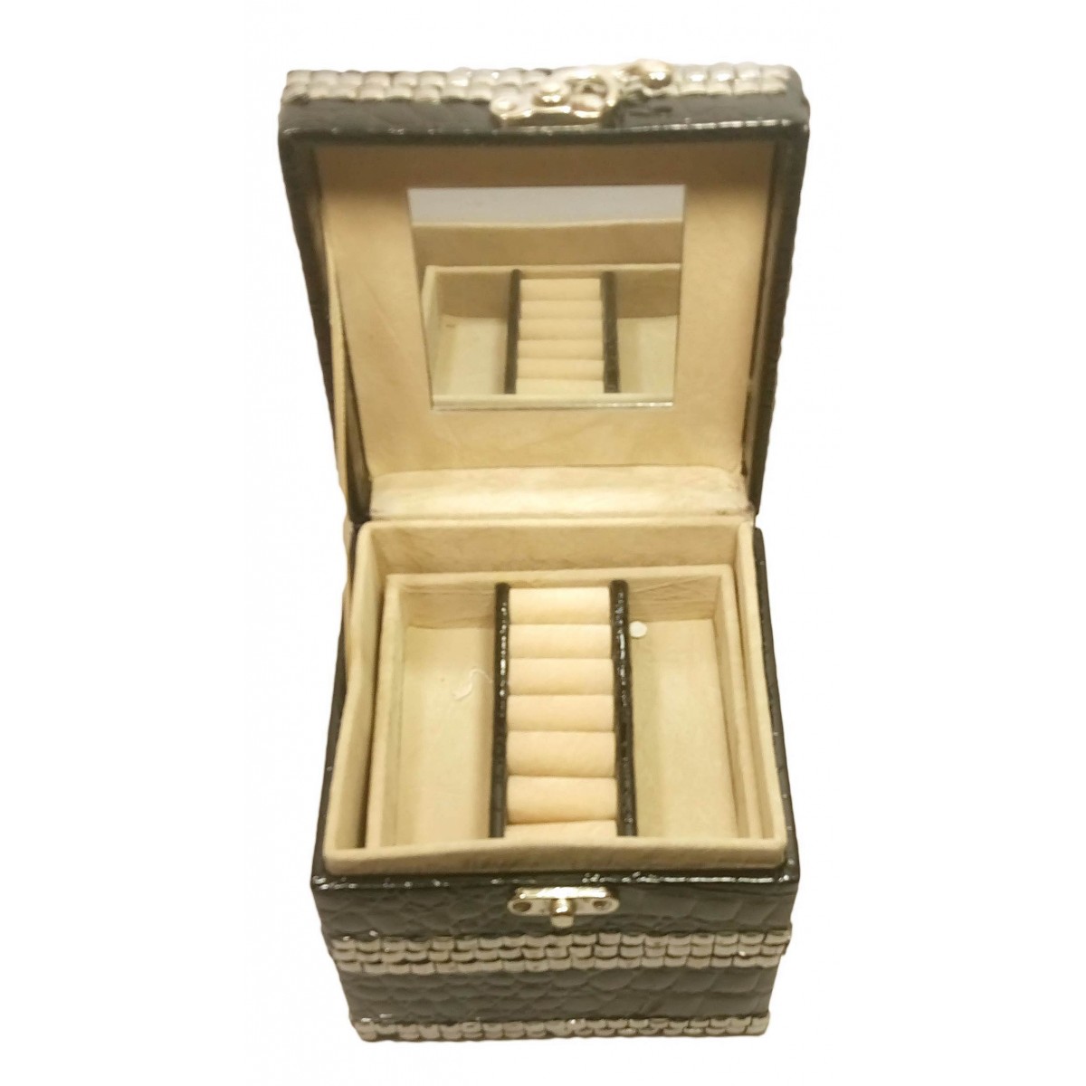 

Шкатулка для бижутерии Черная (12,5х12,5х12,5 см) Homade