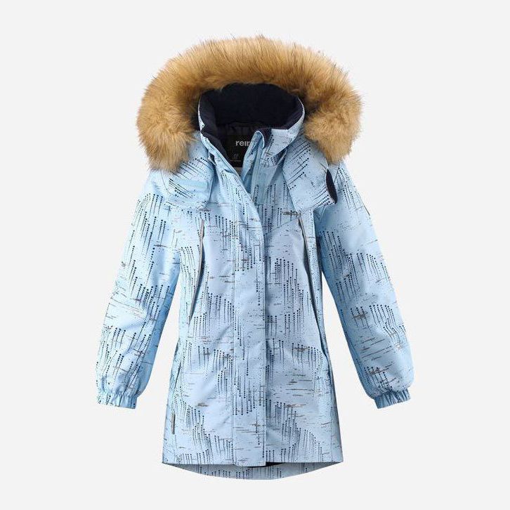 Акція на Дитяча зимова термо куртка для дівчинки Reima Silda 521640-6187 104 см від Rozetka