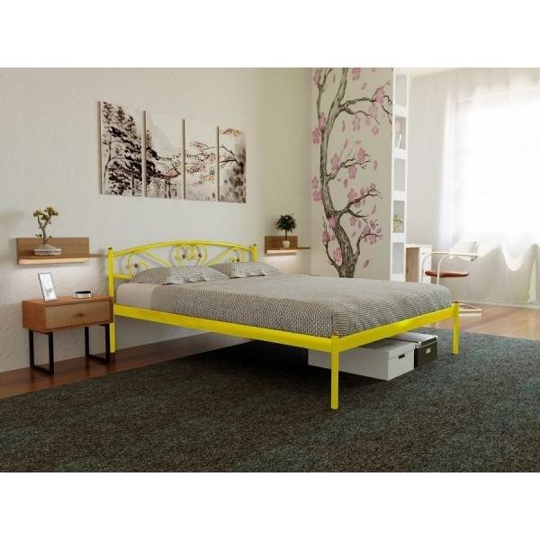 

Кровать Milana-1 Метакам 160х200 см. Желтый