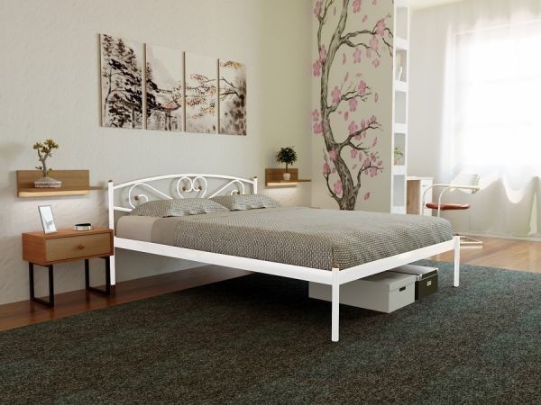

Кровать Milana-1 Метакам 180х200 см. Белый