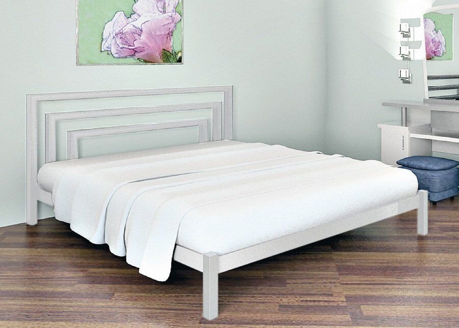 

Кровать Brio-1 Метакам 160х190 см. Белый