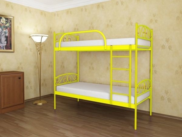 

Двухъярусная кровать Verona Duo Метакам 90х190 см. Желтый