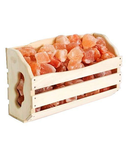 

Полка Greus с гималайской солью 10 кг для бани и сауны