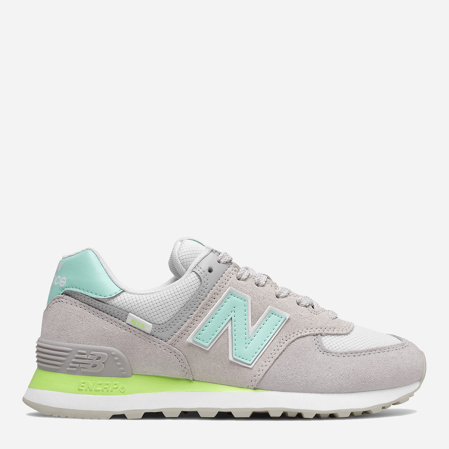 

Кроссовки New Balance 574 Varsity WL574SS2 36.5 (7) 24 см Серые с ментоловым