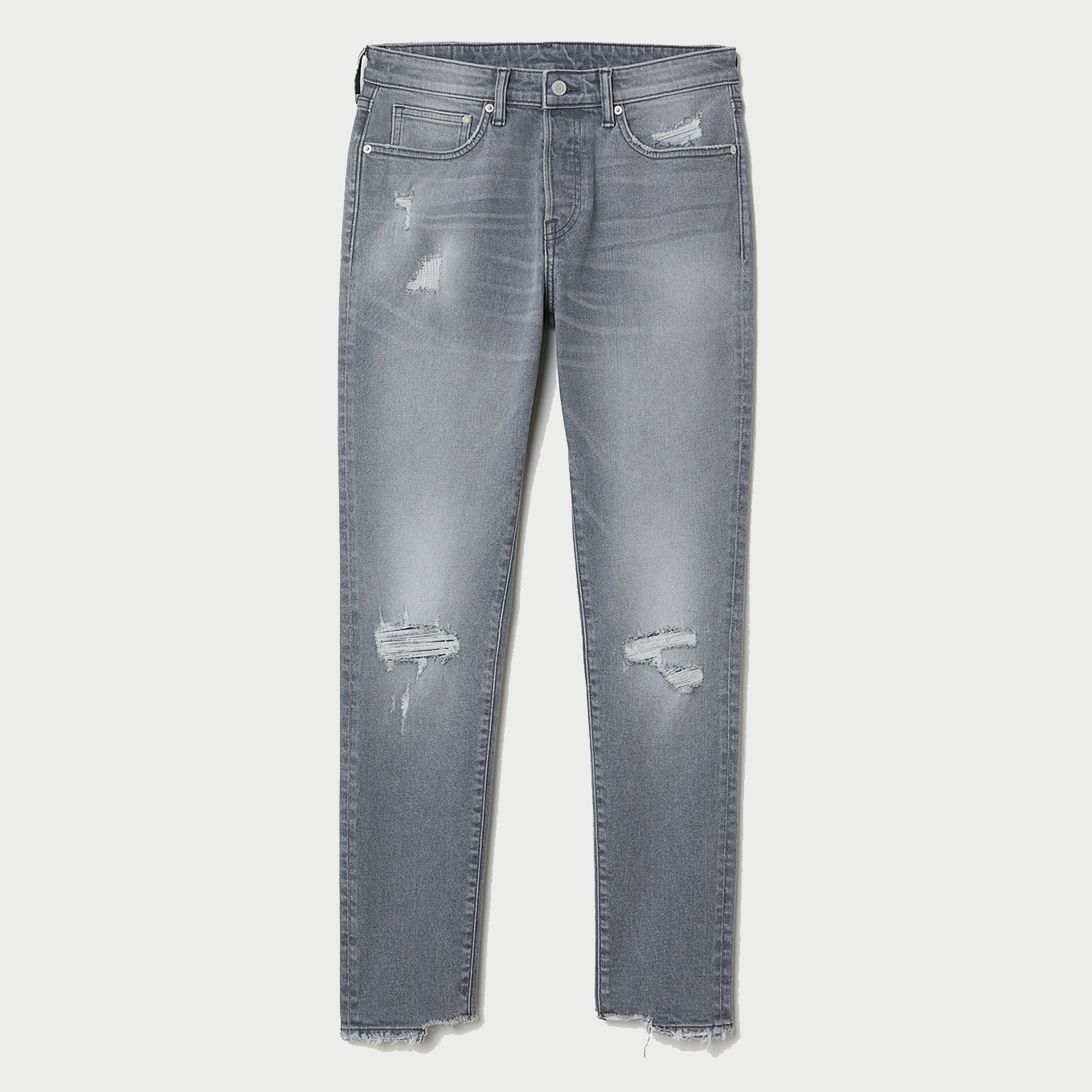 

Джинсы H&M 0638927_бел.пугов_01 38/32 Серые