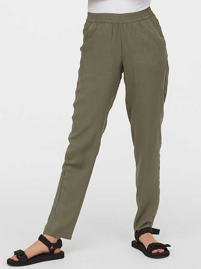 

Брюки H&M 0554477_хаки_03 42 Хаки