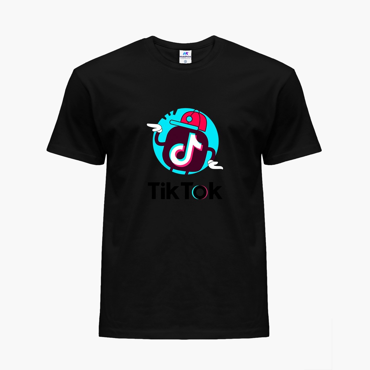 

Детская футболка ТикТок (TikTok) (25186-1712) 158-164 см Хлопок Черный