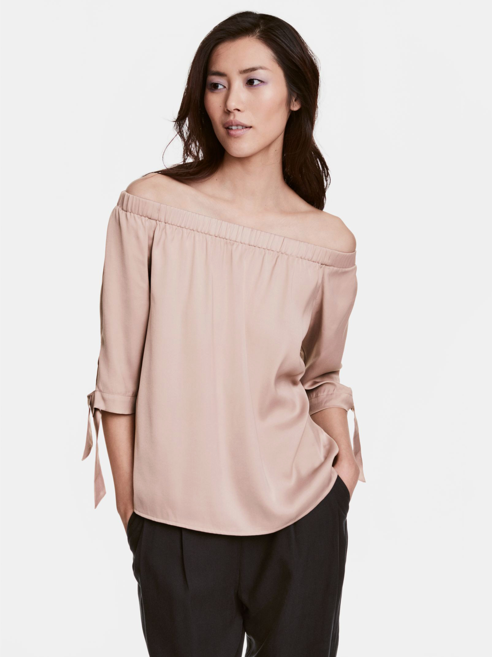 

Блузка H&M 2504-4832615  Пудра, Блузка H&M 2504-4832615 44 Пудра