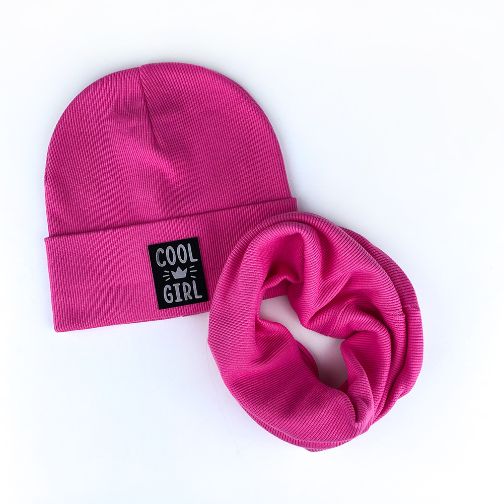 

Комплект Шапка и Хомут Бони 50-54см 01571 Малина Talvi