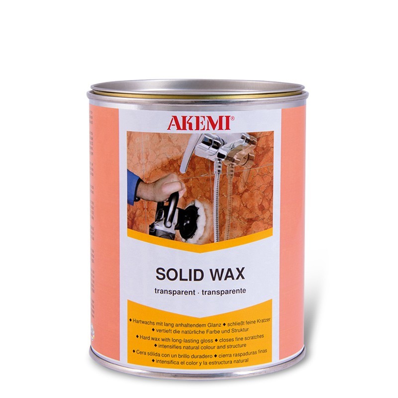 

Воск густой нейтральный для натурального камня Solid Wax AKEMI 1кг арт0044