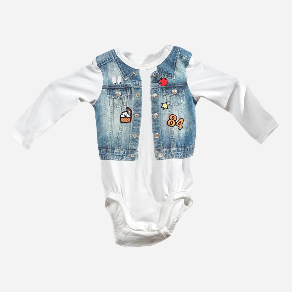 

Боди H&M 584112a19 56 см Белое