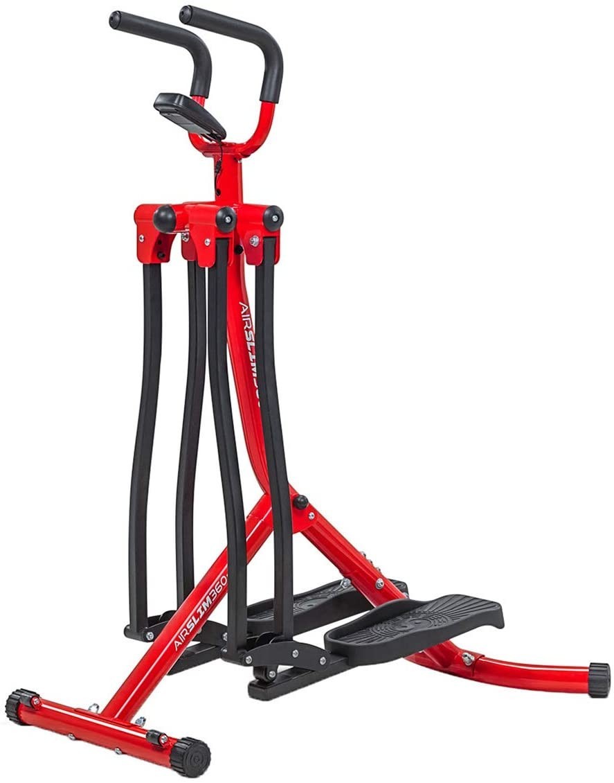 

Тренажер для фитнеса Airslim 360SPD Pro, 95.5x38.5x27 см, черный, красный