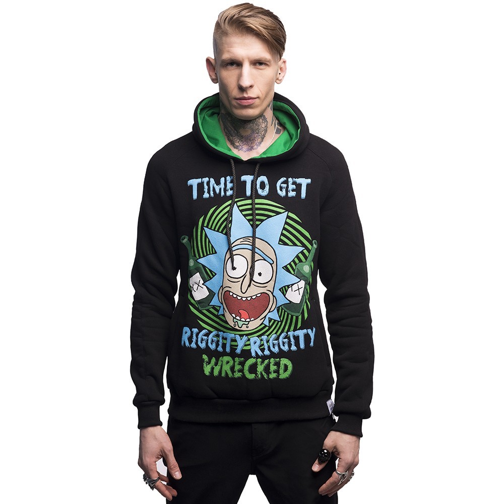 

Худи Urbanist Rick And Morty (Рик и Морти) "Riggity Riggity Wrecked", Размер XL, Черный (N0222-6422)