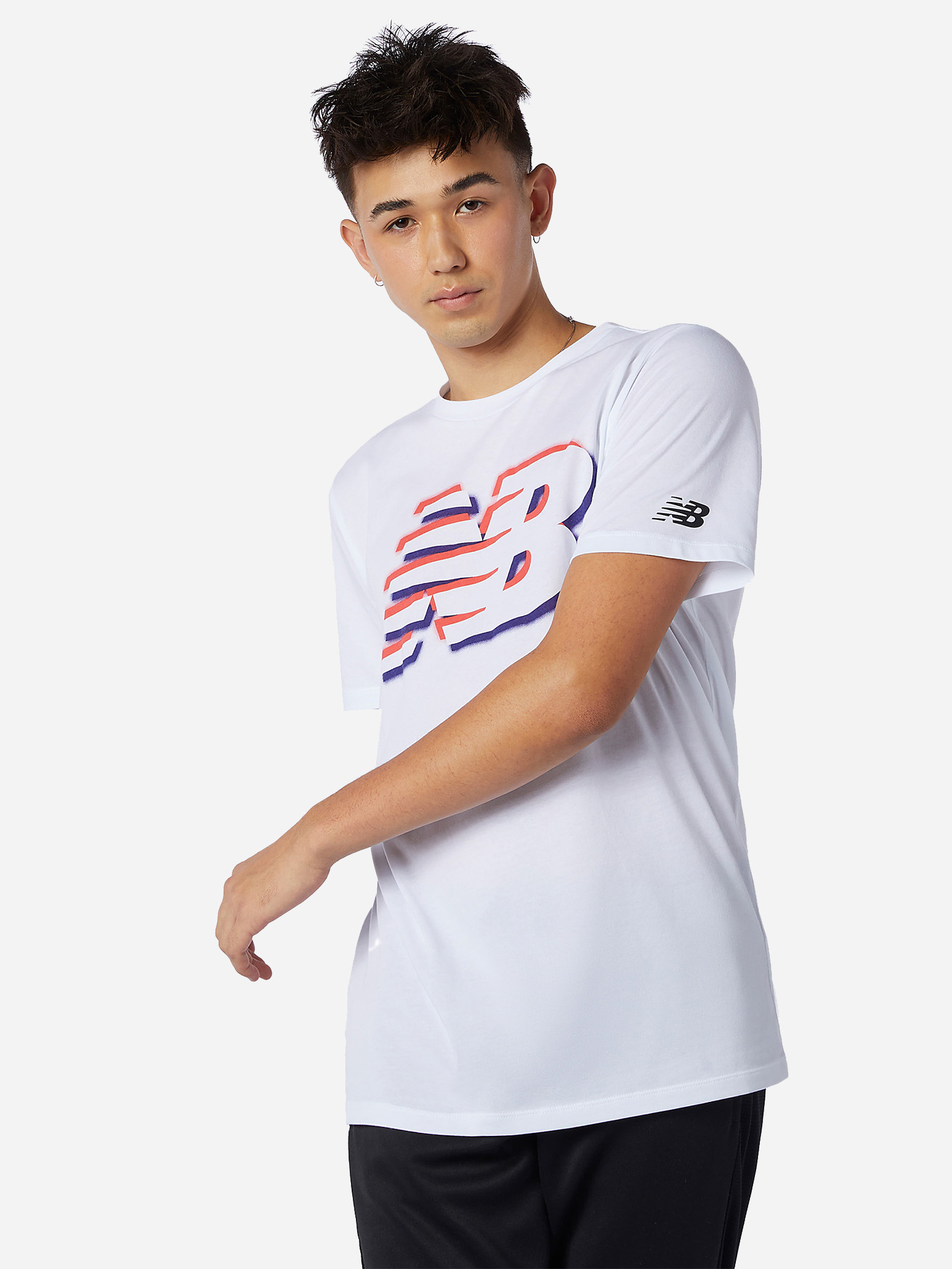 

Футболка New Balance MT11071WT L Белая