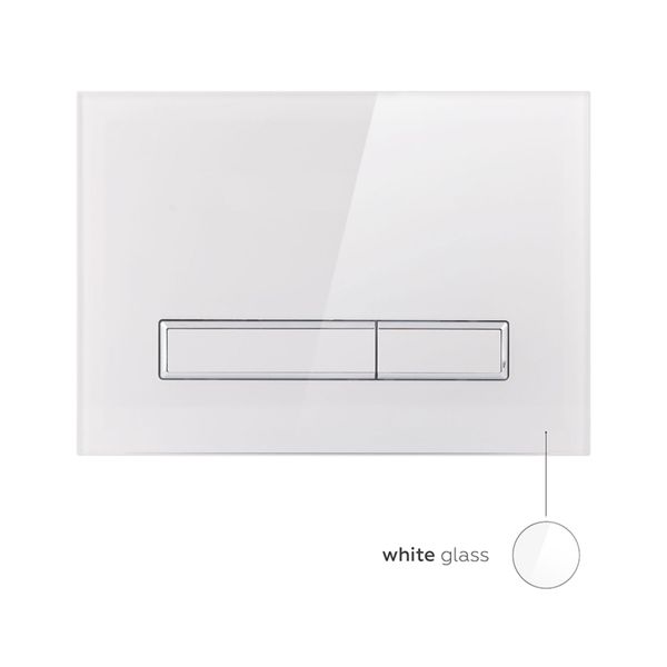 

Панель смыва для унитаза Qtap Nest QT0111V1105GW