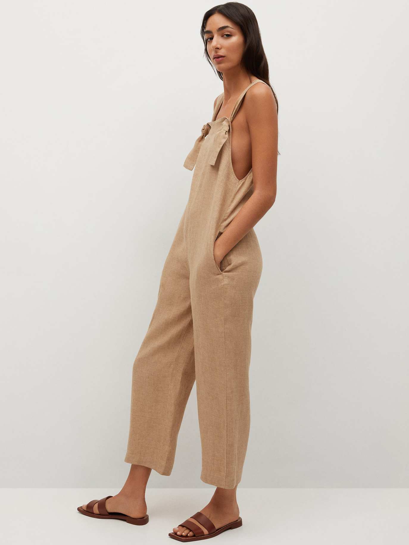 

Комбинезон Mango 87028629-08 S Бежевый