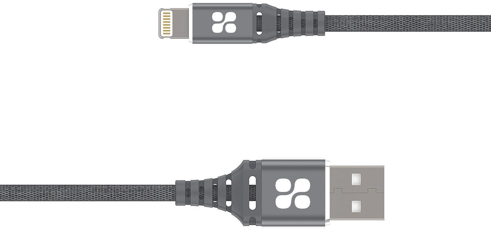 Акция на Кабель Promate NerveLink-i USB/Lightning MFI 2.4А 1.2 м Grey (nervelink-i.grey) от Rozetka UA