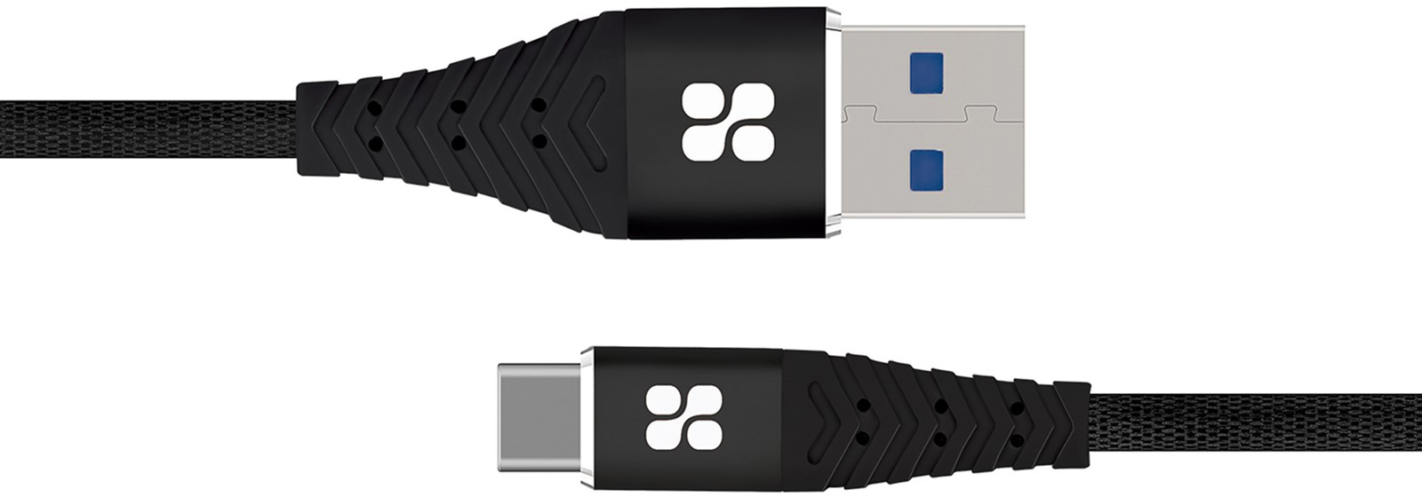 

Кабель Promate NerveLink-C USB/USB Type-C 3А 1.2 м Black (nervelink-c.black)