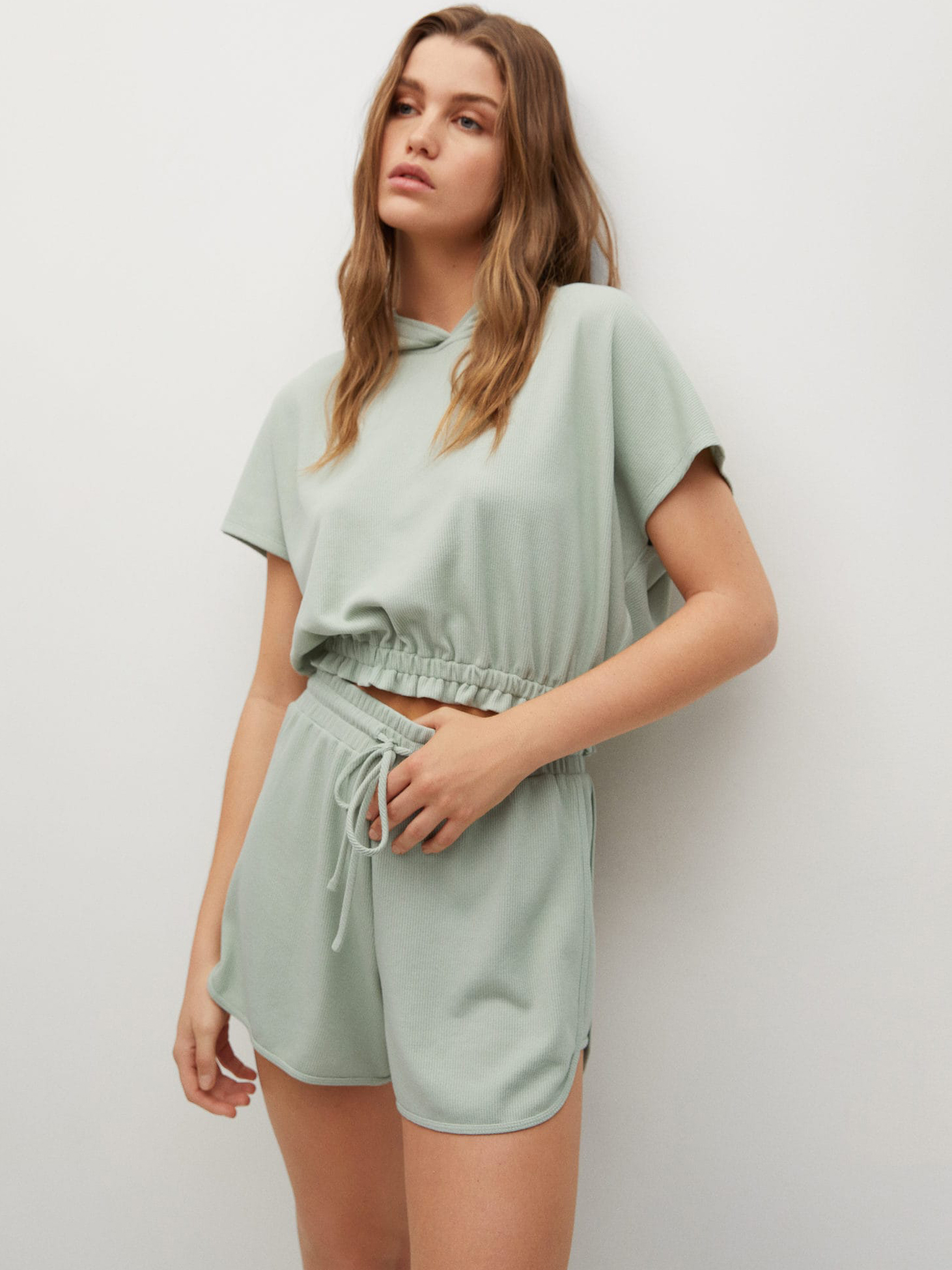 

Топ Mango 87087141-40 S Пастельно-зеленый