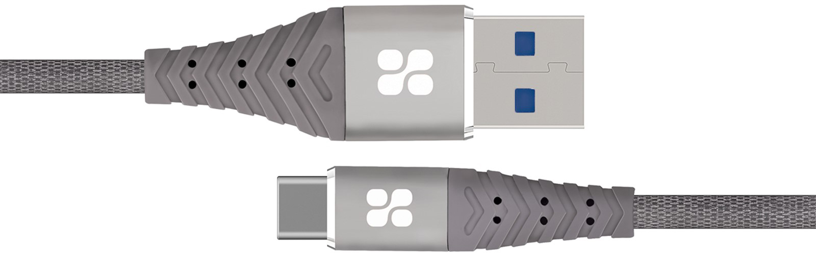 

Кабель Promate NerveLink-C USB/USB Type-C 3А 1.2 м Grey (nervelink-c.grey)