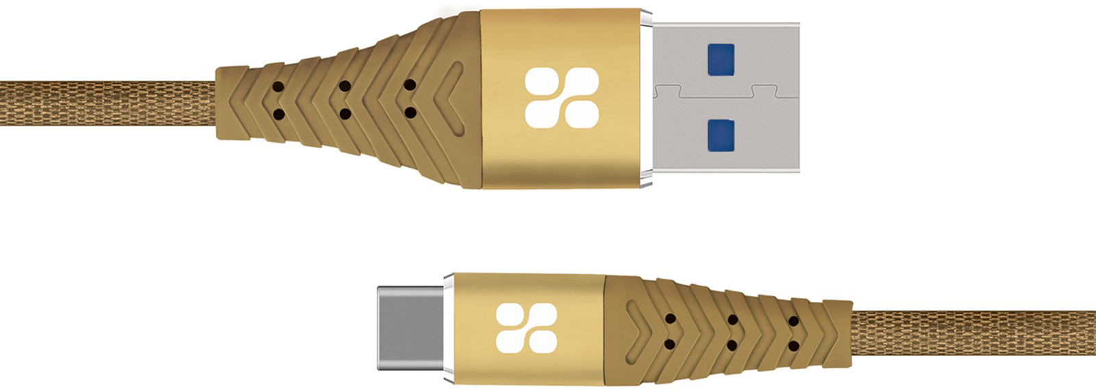 

Кабель Promate NerveLink-C USB/USB Type-C 3А 1.2 м Gold (nervelink-c.gold)