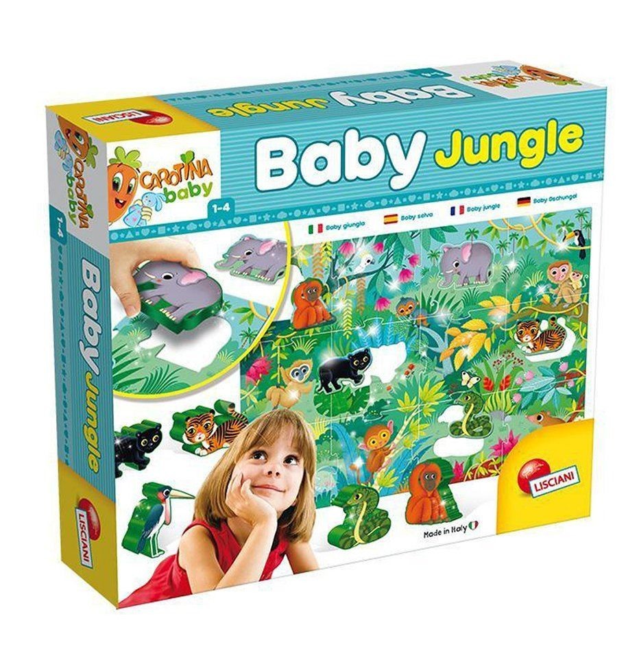 

Игровой набор LISCIANI GIOCHI Baby JUNGLE (70х50см пазл из 6 фигурки животных) 67855