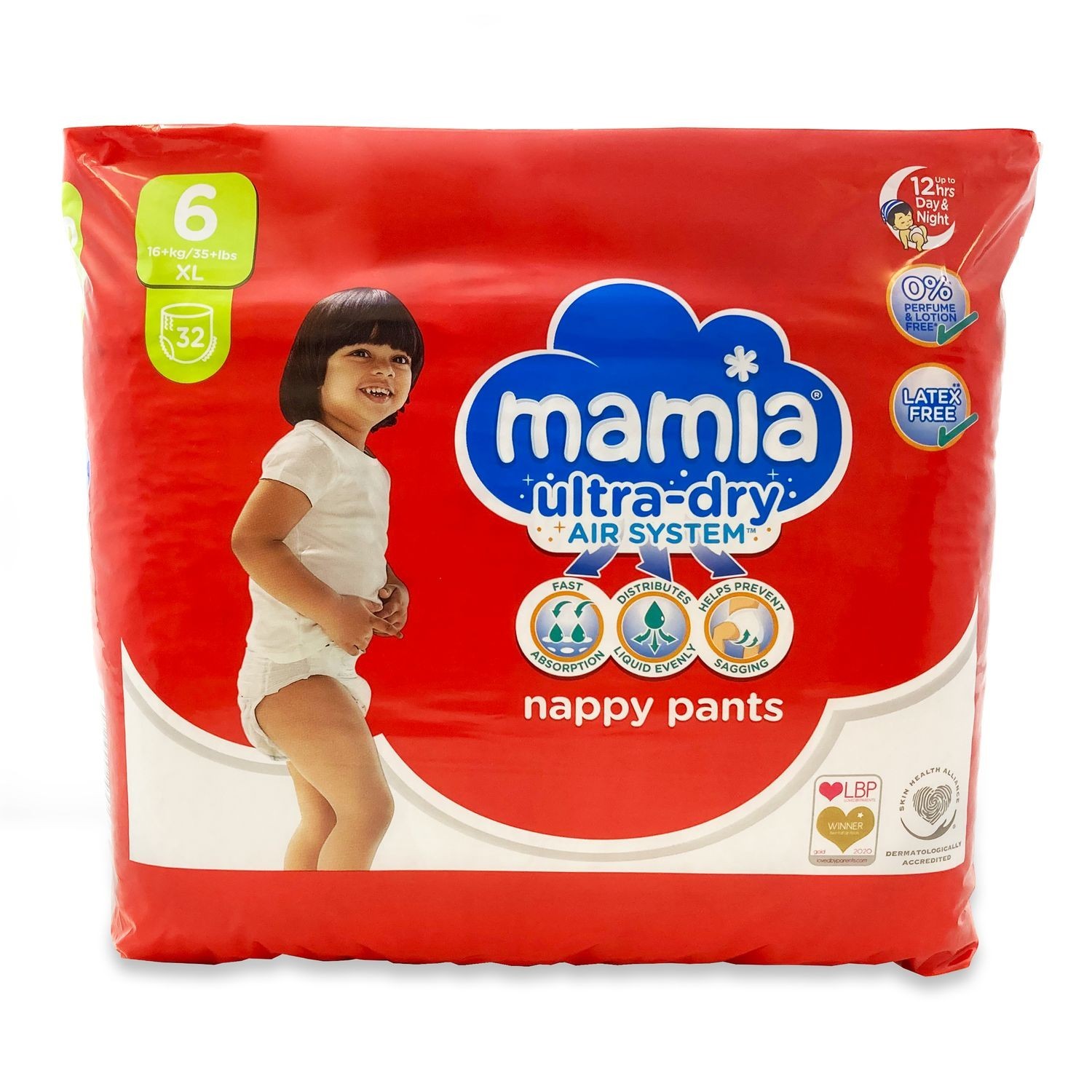 

Подгузники-трусики Mamia розмір 6, 16+ кг, 2уп* 32 шт